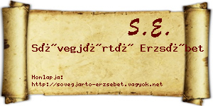 Sövegjártó Erzsébet névjegykártya